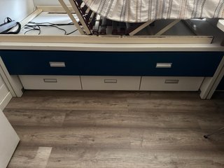 Cama nido 90x190 con 3 cajones