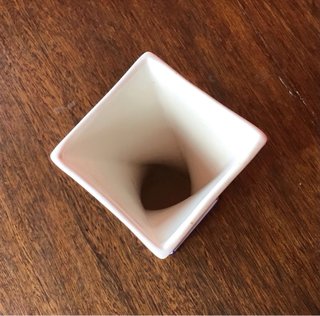 Vaso ceramica decorato oro