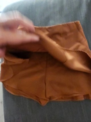 Falda Stradivarius marrón talla S