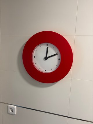 Reloj de Pared Rojo