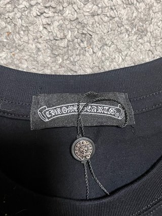 Camiseta Chrome Hearts Negra Plata