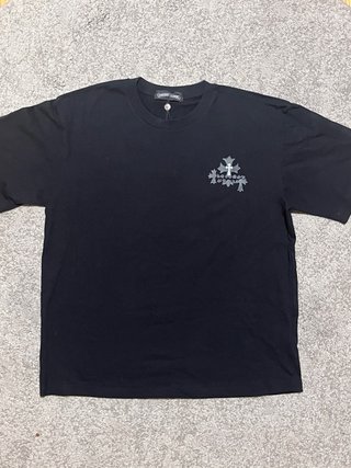 Camiseta Chrome Hearts Negra Plata