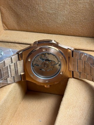 Seiko Mod Nautilus Oro Rosa 40mm