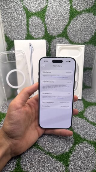 iPhone 17 Air 256GB Blu - Batt 100% 59 cicli