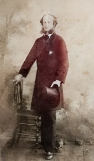 Antica foto Ammiraglio Carlo Pellion di Persano