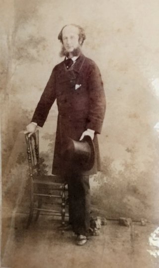 Antica foto Ammiraglio Carlo Pellion di Persano
