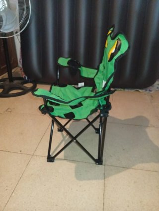 Silla Camping Infantil Rana Verde