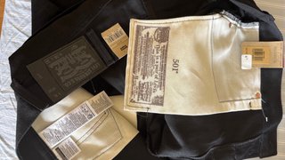 Levi's 501 W38 L30 Negro Americano.