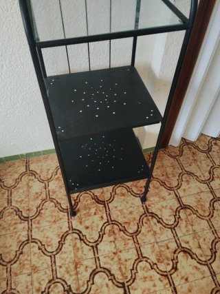 Estantería IKEA RÖNNSKÄR Negra Metálica