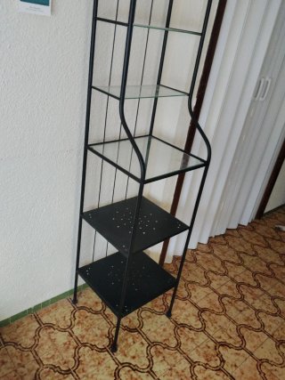 Estantería IKEA RÖNNSKÄR Negra Metálica