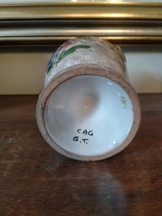 Vaso ceramica portafiori anni 60