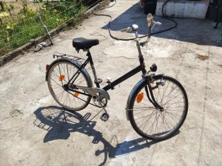 Bicicleta de paseo negra Freno trasero contrapedal