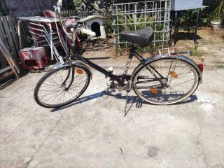 Bicicleta de paseo negra Freno trasero contrapedal