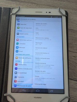 Tablet Huawei MediaPad T1 8.0 Pro Blanca
