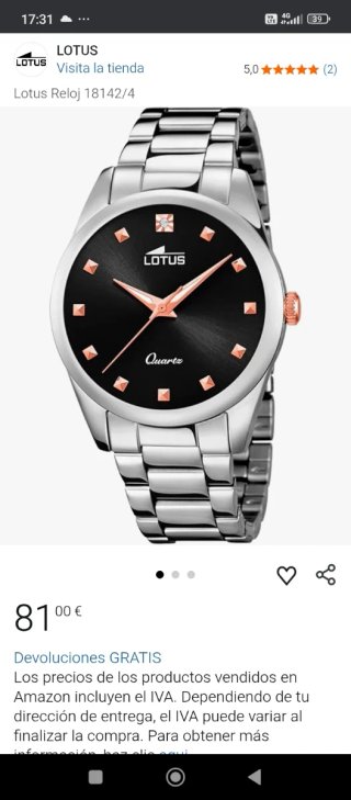 Reloj LOTUS