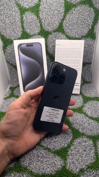 iPhone 15 Pro 128GB Blu - Gar. 12 Mesi