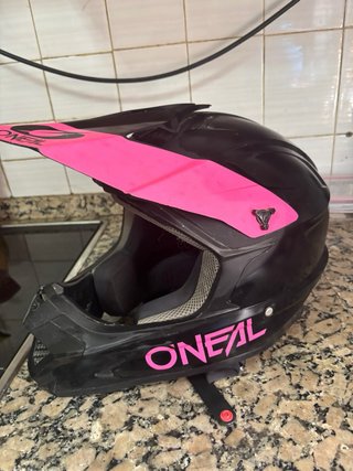 Pareja de cascos oneal y raven