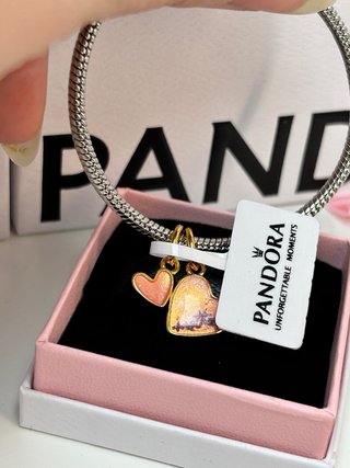 Pandora Corazones Colgantes madre  hija pack
