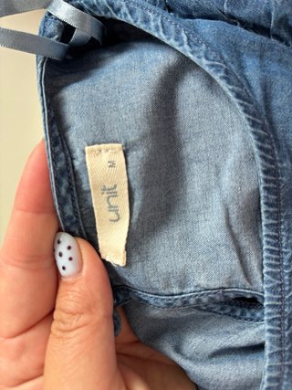 Vestido vaquero con volantes