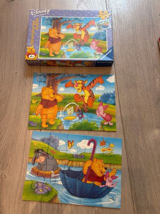 Lote 3 Puzzles Educa, Ravensburger, Carrefour