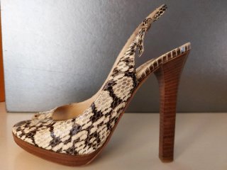 Sandalias Jimmy Choo Tacón Alto Piel Serpiente