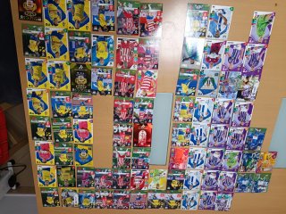 Lote 736 Cromos y 76 Stickers Fútbol