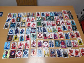 Lote 736 Cromos y 76 Stickers Fútbol