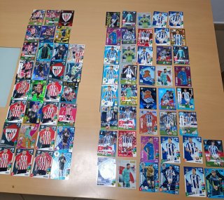 Lote 736 Cromos y 76 Stickers Fútbol