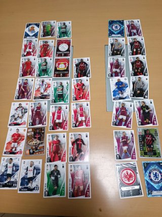 Lote 736 Cromos y 76 Stickers Fútbol