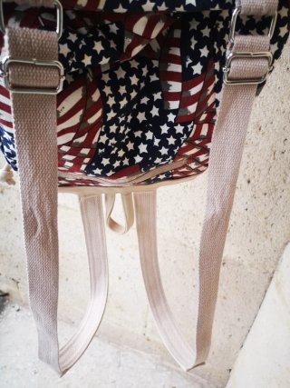 Mochila bandera USA con bolsillos