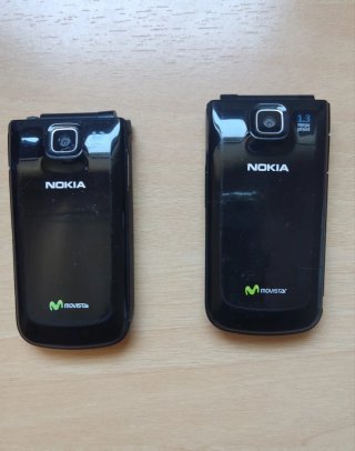 2 x Móviles Nokia 2720 Fold Negros