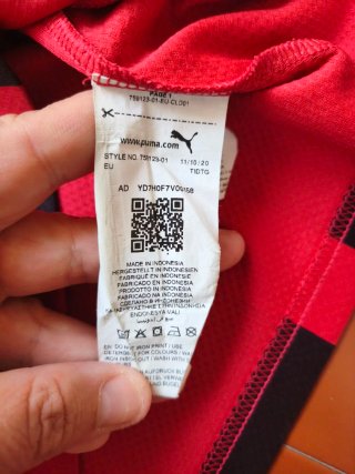 Puma Maglia Calcio AC Milan Bambino 10 anni 2021