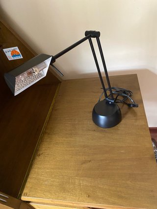 Flexo de escritorio negro