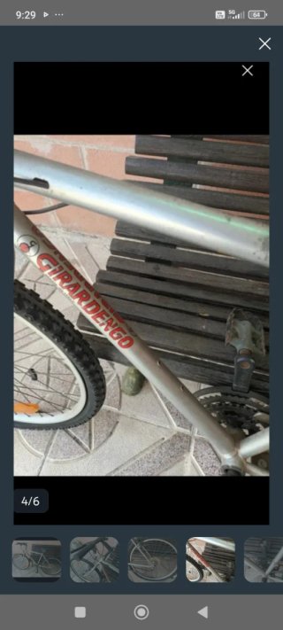 Bicicleta GIRARDENGO 26 Plata