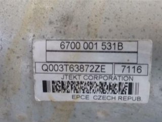 795542 6700001531b columna direccion peugeot 207