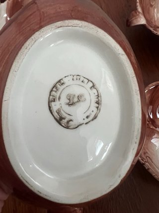 Set 7 Piatto Foglia Ceramica
