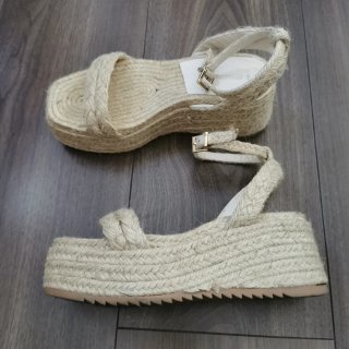 Cuñas Esparto Beige