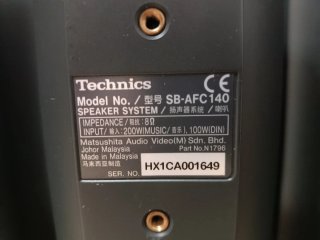 Technics SB-AFC140 Altavoces (5 Unidades)