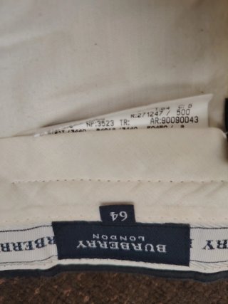 Pantalón Burberry Pana Azul Marino