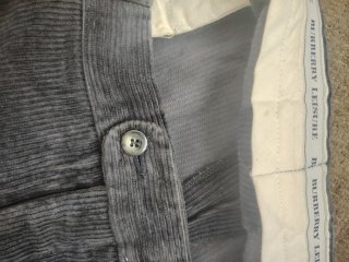 Pantalón Burberry Pana Azul Marino