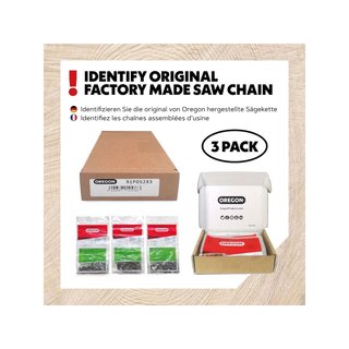 Oregon Pack 3 cadenas motosierra 3/8" 20"