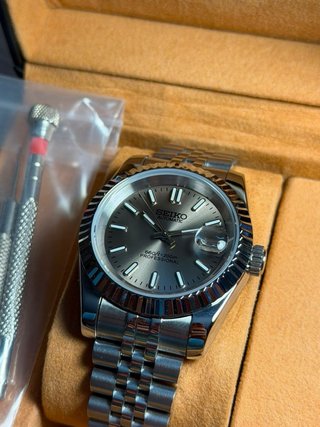 Seiko Mod Datejust Champagne