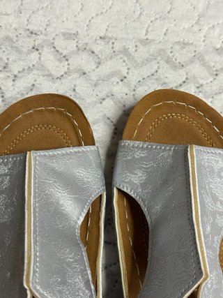 Sandalias Plataforma Plateadas