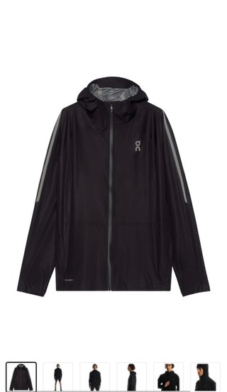 Chaqueta cortavientos On Running impermeable M