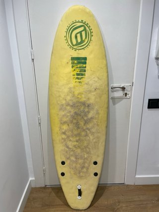 Tabla de Surf Soft Madness Amarilla