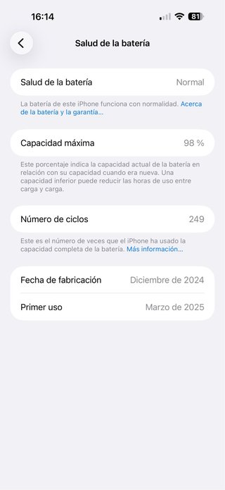 iPhone 16 Pro Max 256GB Negro