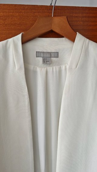 Blazer H&M Blanco Talla S