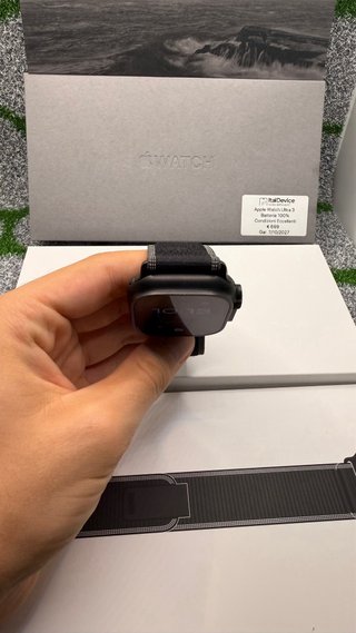 Apple Watch Ultra 3 Nero - Batteria 100%