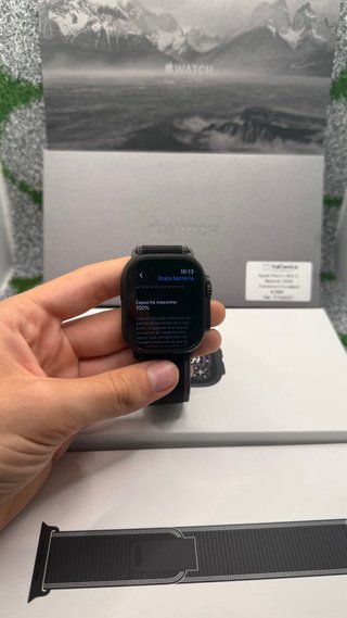 Apple Watch Ultra 3 Nero - Batteria 100%