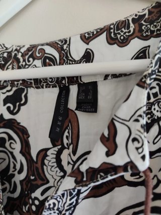 Vestido Mango Estampado Talla XL
